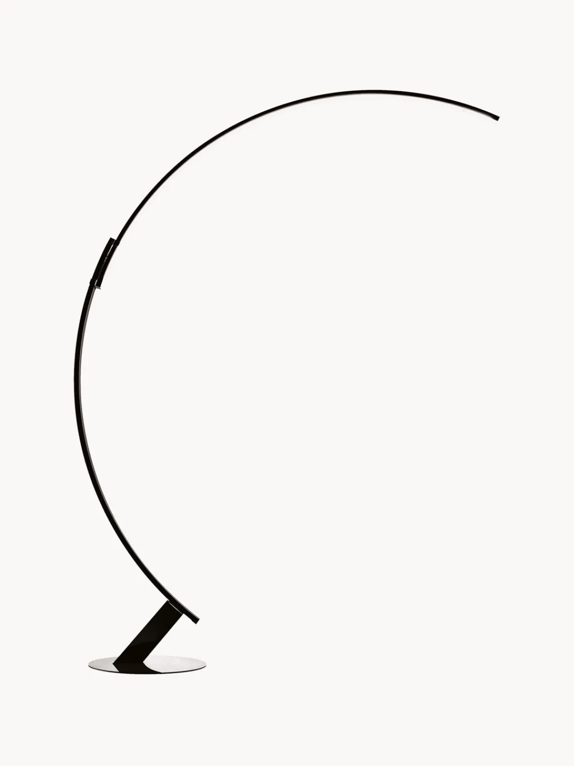 New kdln Grand lampadaire LED Kyudo, intensité lumineuse variable Noir