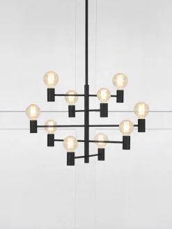 Online Markslöjd Grand lustre moderne Paris Noir