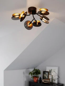 Hot By Rydens Grand plafonnier avec disques diffuseurs Turno