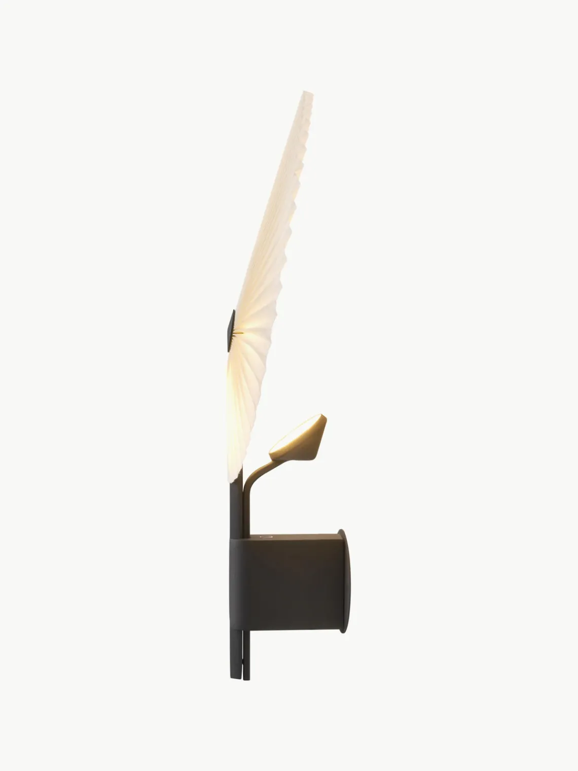 Hot Gejst Grande applique murale LED Liris, intensité lumineuse variable Blanc, noir