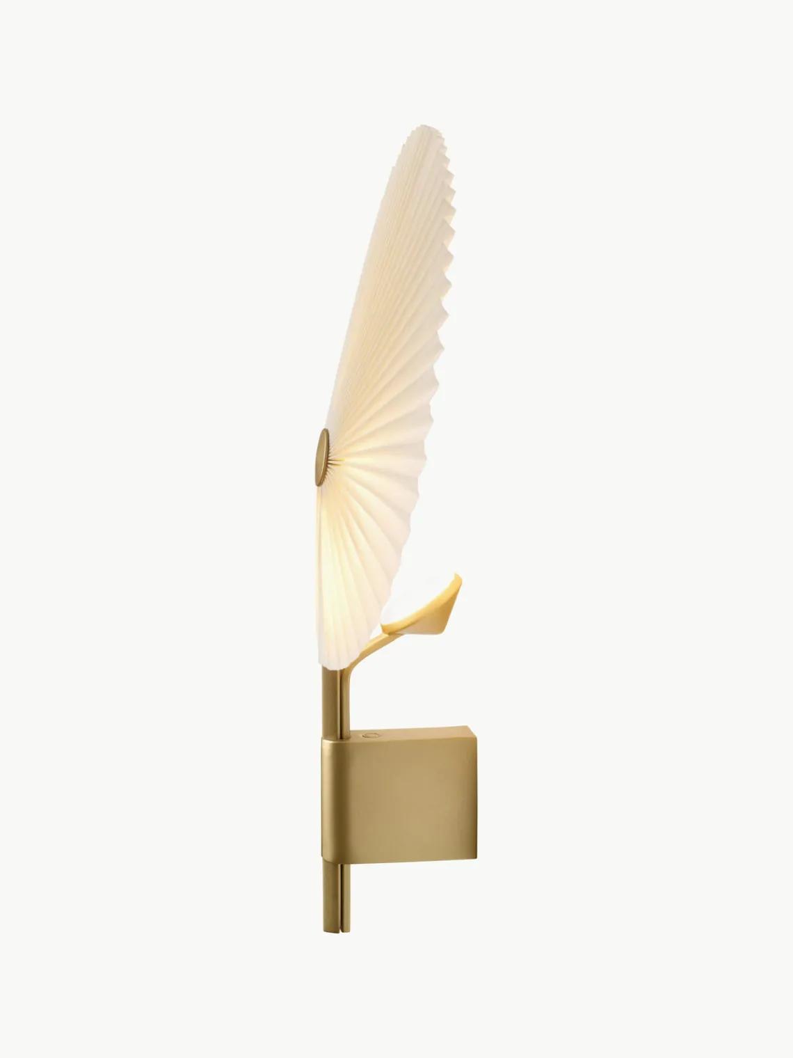 Best Gejst Grande applique murale LED Liris, intensité lumineuse variable Blanc, doré
