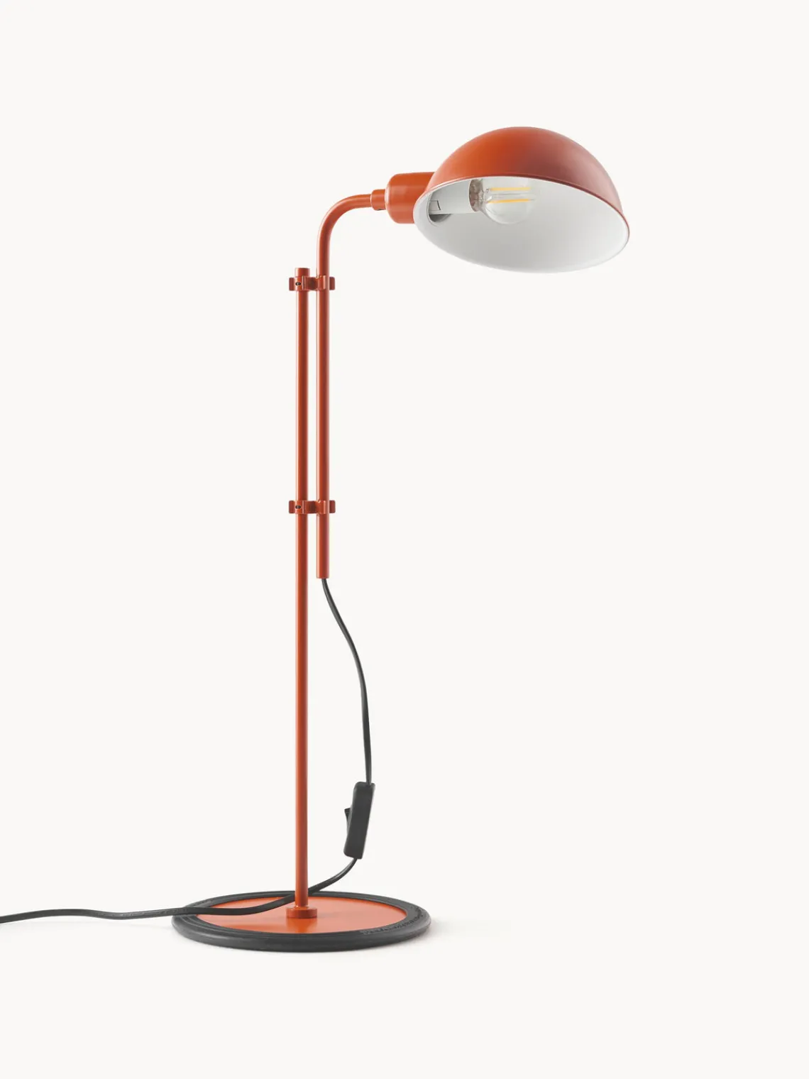 Outlet Marset Grande lampe de bureau orientable Funiculí Terracotta, haute brillance