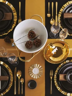 Discount sambonet Grande pince à servir Living Argenté, polissage haute brillance
