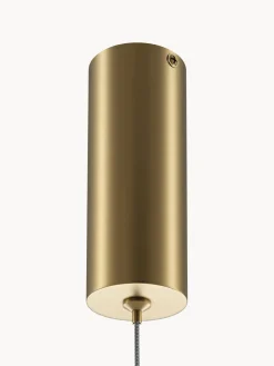 Online Maytoni Grande suspension LED avec changement de couleur et télécommande Halo, intensité lumineuse variable Doré