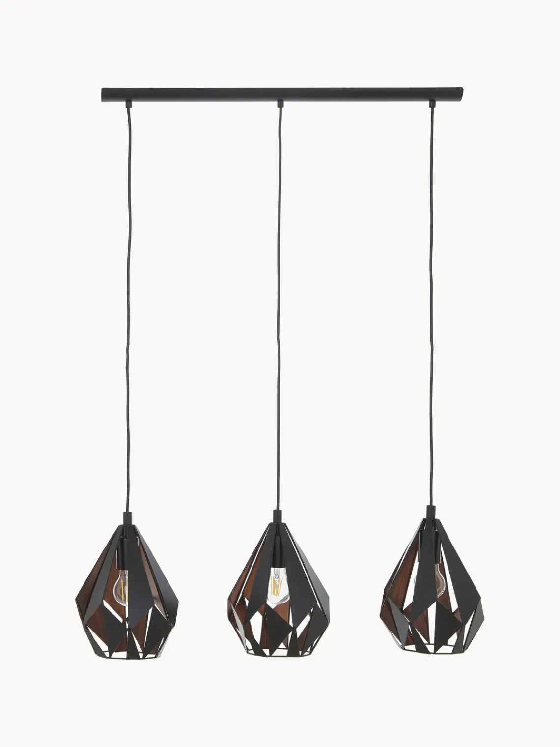 Fashion EGLO Grande suspension métal 3 lampes Carlton