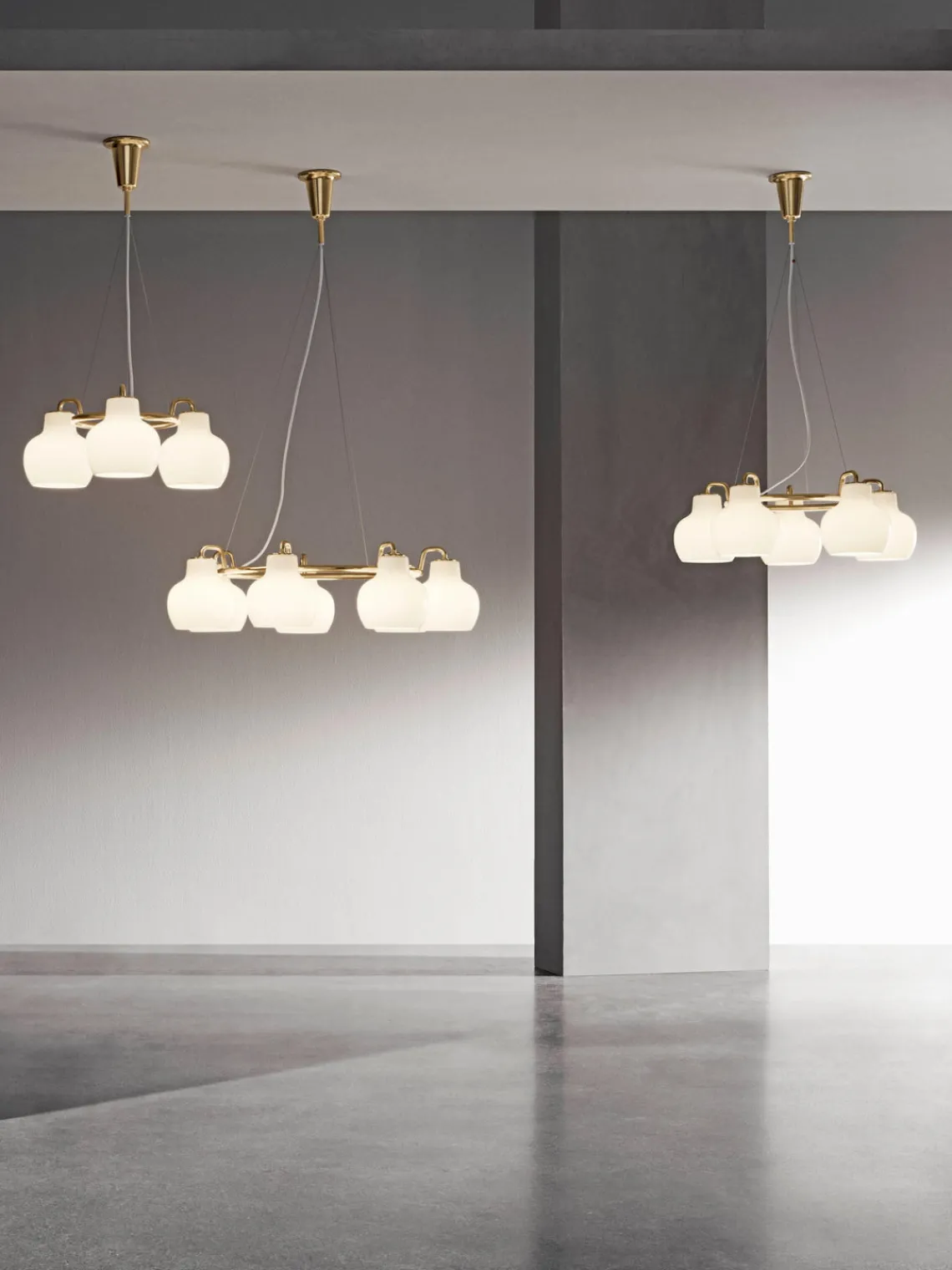 Hot Louis Poulsen Grande suspension soufflée bouche VL Ring Crown