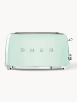 Discount Smeg Grille-pain 4 tranches 50's Style Vert menthe, haute brillance