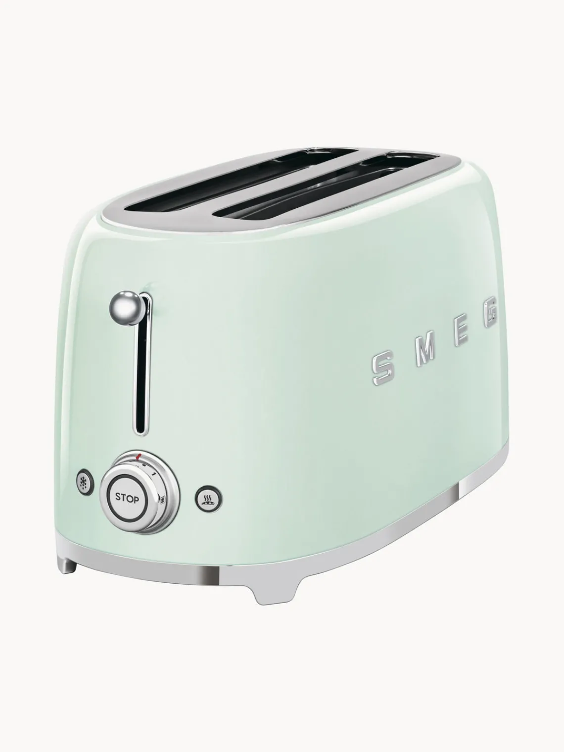 Discount Smeg Grille-pain 4 tranches 50's Style Vert menthe, haute brillance