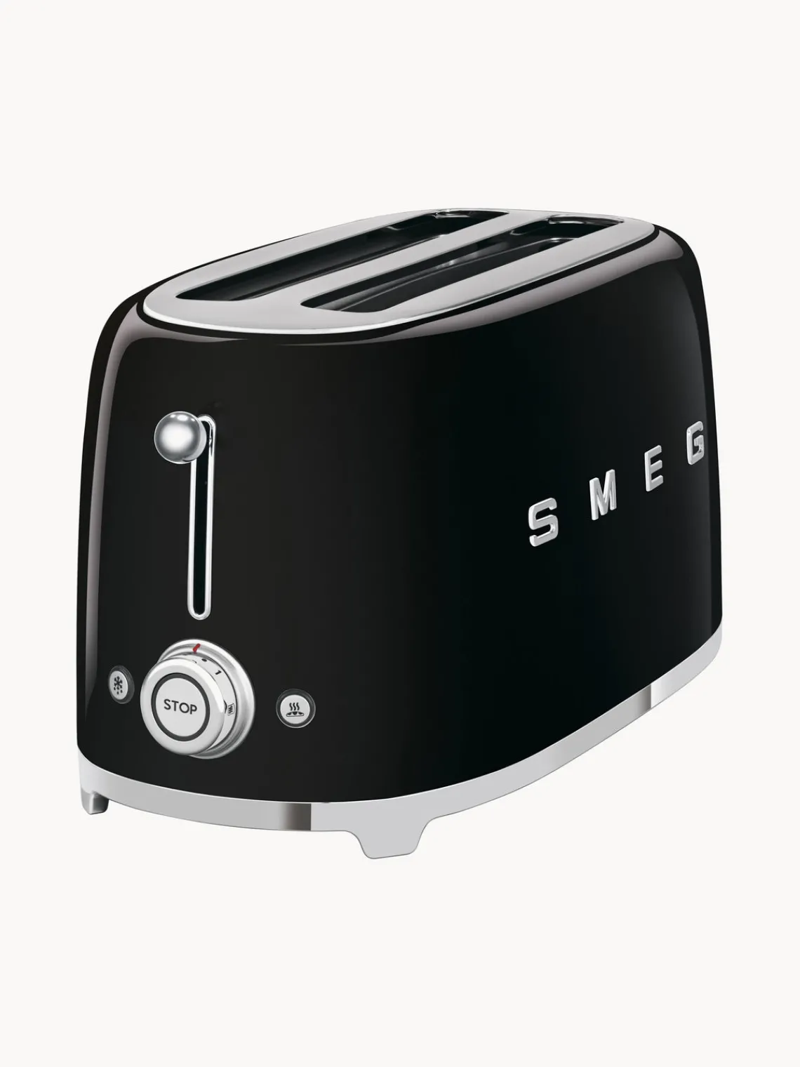 Online Smeg Grille-pain 4 tranches 50's Style Noir, haute brillance
