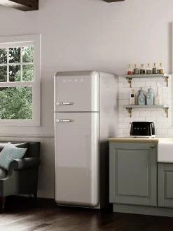 Hot Smeg Grille-pain 2 tranches 50's Style Noir, haute brillance