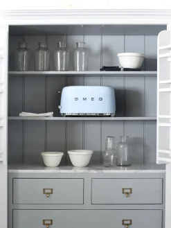 Clearance Smeg Grille-pain 4 tranches 50's Style Bleu ciel, haute brillance