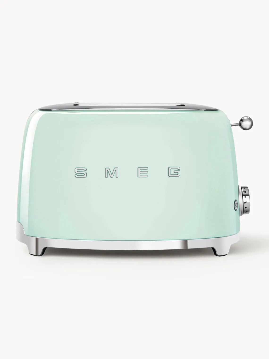 Fashion Smeg Grille-pain 2 tranches 50's Style Vert pastel, haute brillance