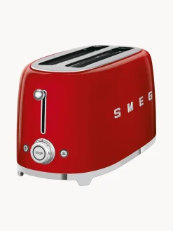 Online Smeg Grille-pain 4 tranches 50's Style Rouge, haute brillance