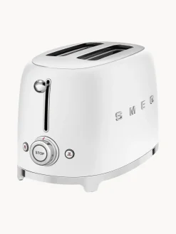 Outlet Smeg Grille-pain 2 tranches 50's Style Blanc, mat