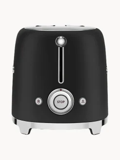 Best Smeg Grille-pain 2 tranches 50's Style Noir, mat
