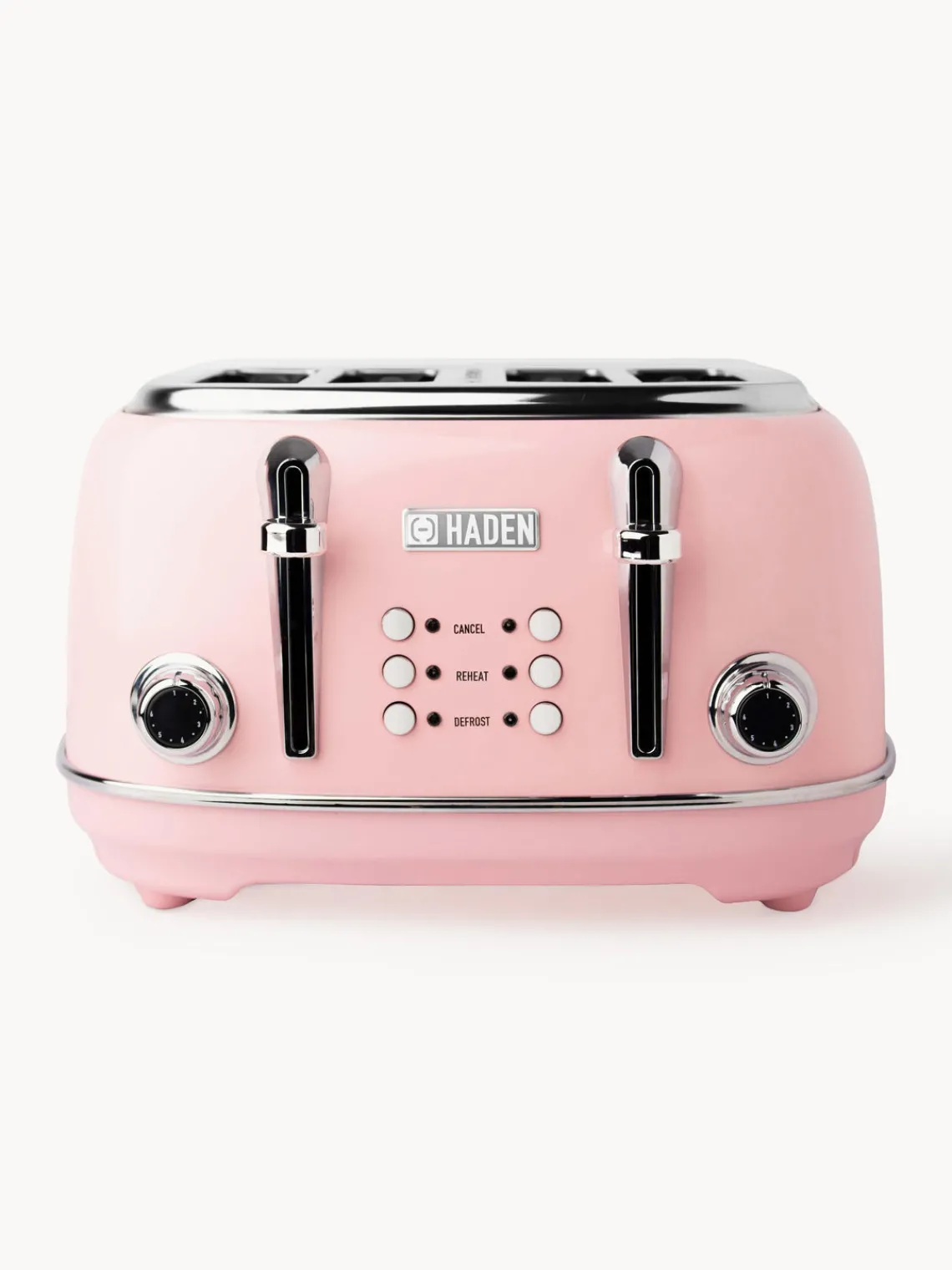 Hot Haden Grille-pain Herivotrege Rose, argenté