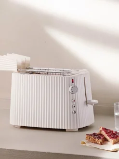 Outlet ALESSI Grille-pain Plissé Blanc
