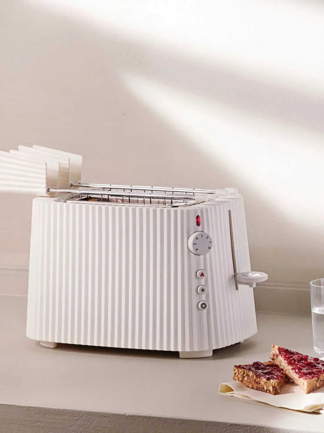 Outlet ALESSI Grille-pain Plissé Blanc
