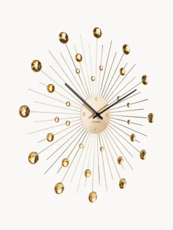 Clearance Karlsson Horloge murale Sunburst Doré