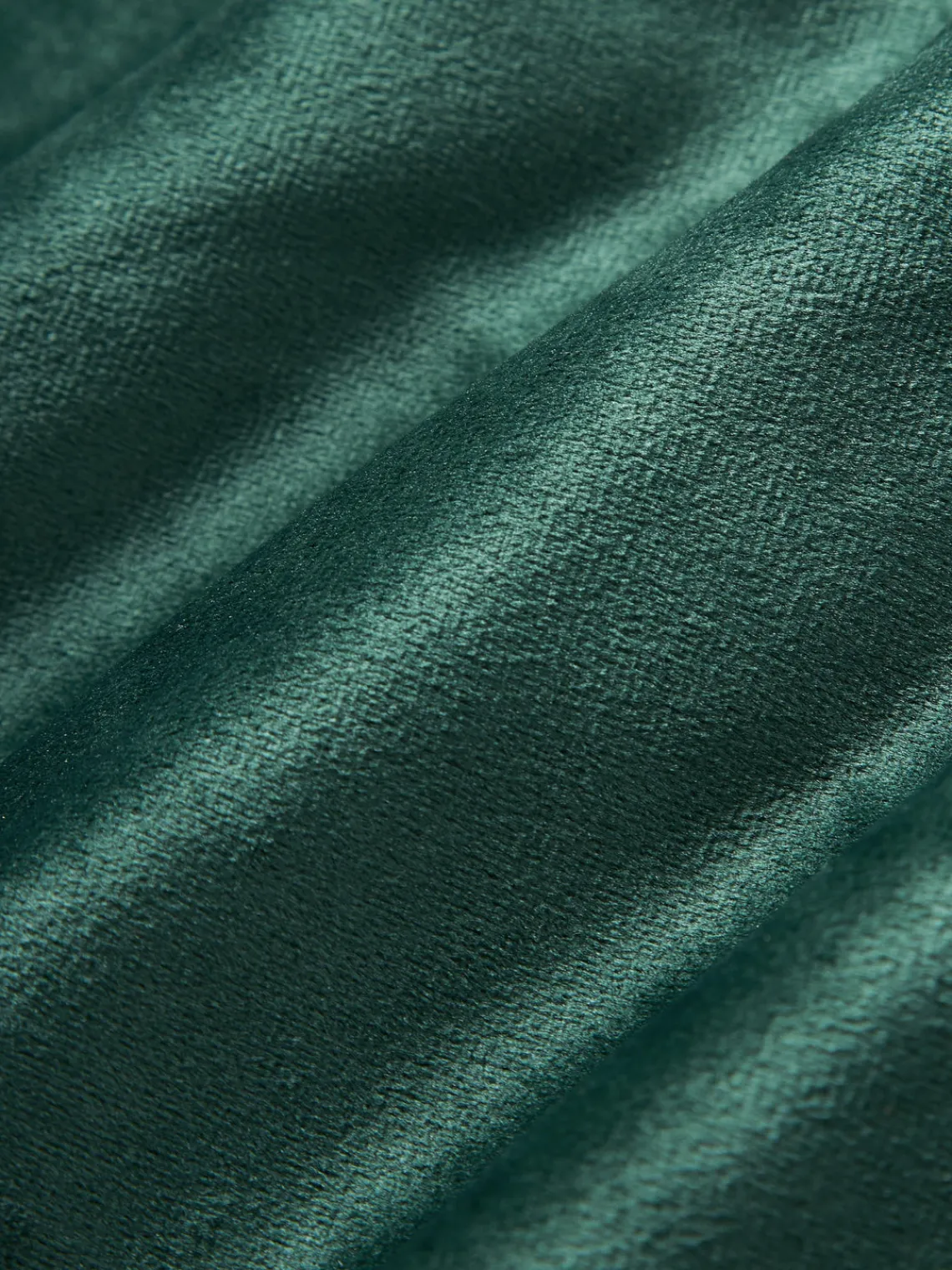 Hot Magma Housse de coussin 40x40 en velours à relief Nobless Vert foncé