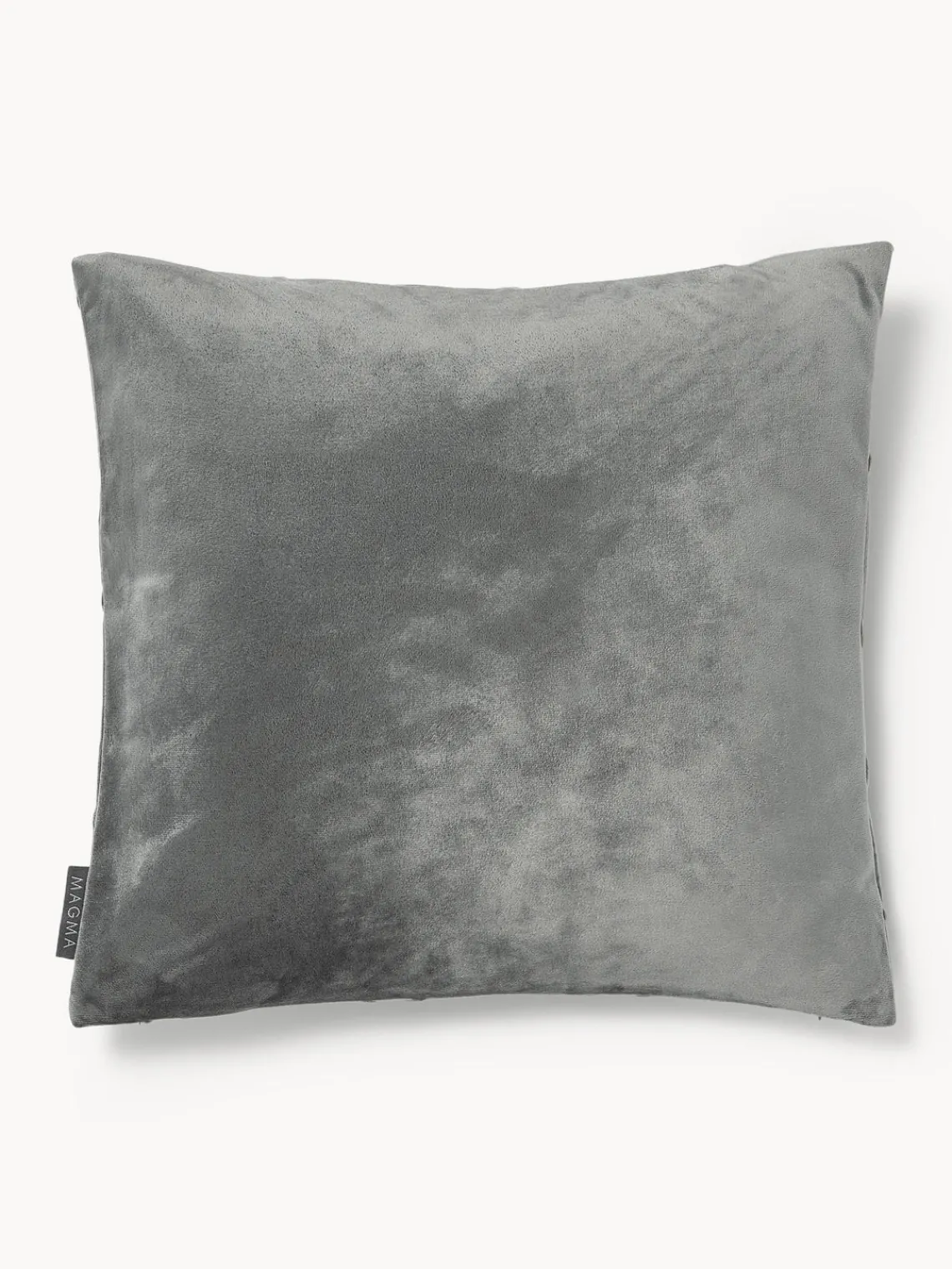 New Magma Housse de coussin 50x50 en velours à relief Nobless Gris foncé