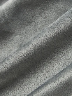 New Magma Housse de coussin 50x50 en velours à relief Nobless Gris foncé