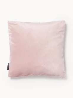 Outlet Magma Housse de coussin 50x50 en velours à relief Nobless Rose pâle