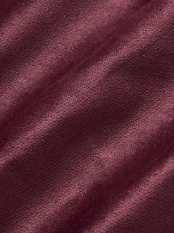 Hot Magma Housse de coussin 40x40 en velours à relief Nobless Lie de vin