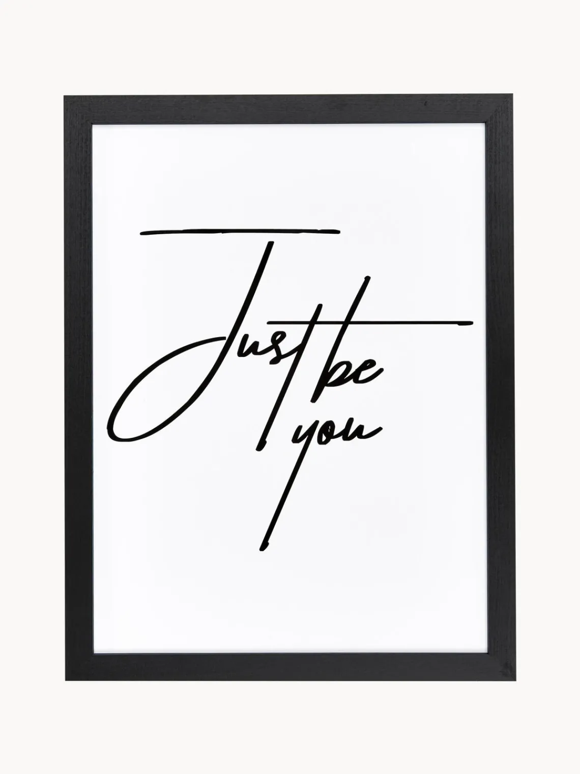 Outlet Any Image Impression numérique encadrée Just be You