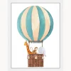 Online Any Image Impression numérique encadrée Balloon with Animals