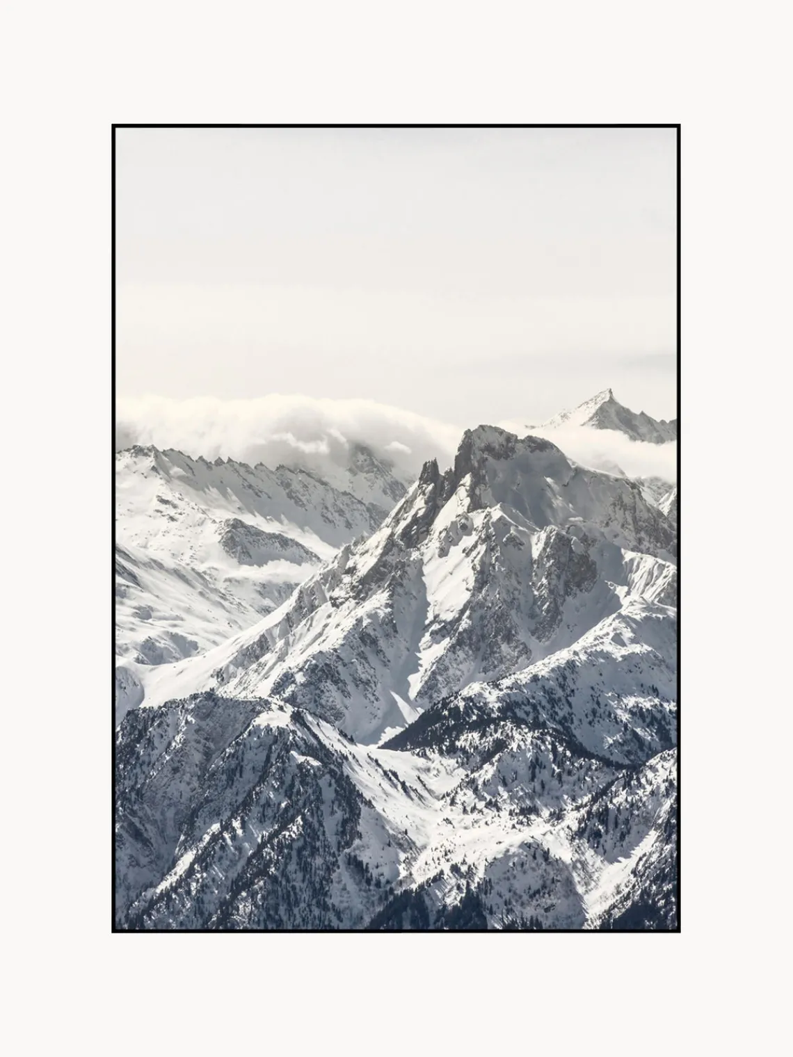 New Malerifabrikken Impression numérique encadrée White Mountain