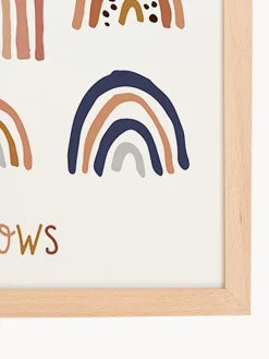 New Any Image Impression numérique encadrée All the Rainbows