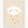 Online Any Image Impression numérique encadrée Lovely Rain