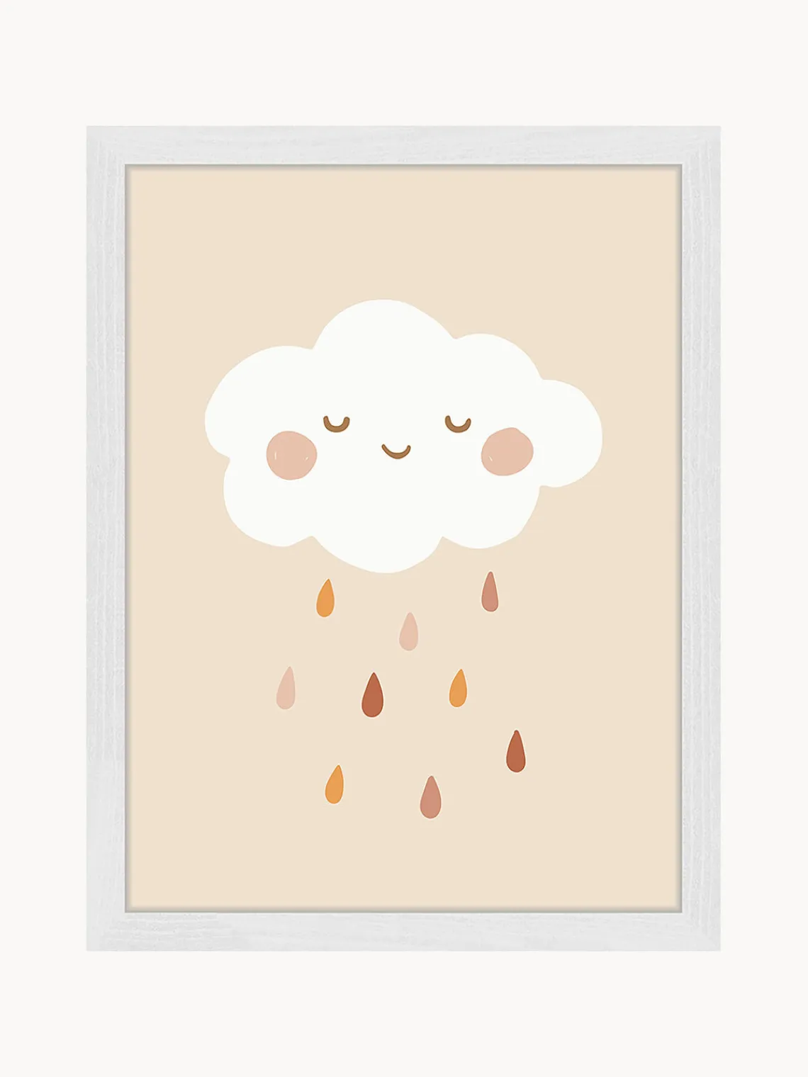 Online Any Image Impression numérique encadrée Lovely Rain