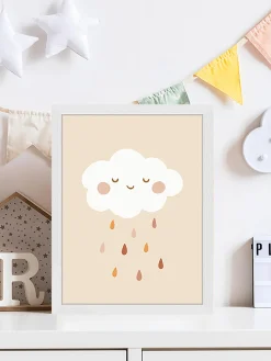 Online Any Image Impression numérique encadrée Lovely Rain