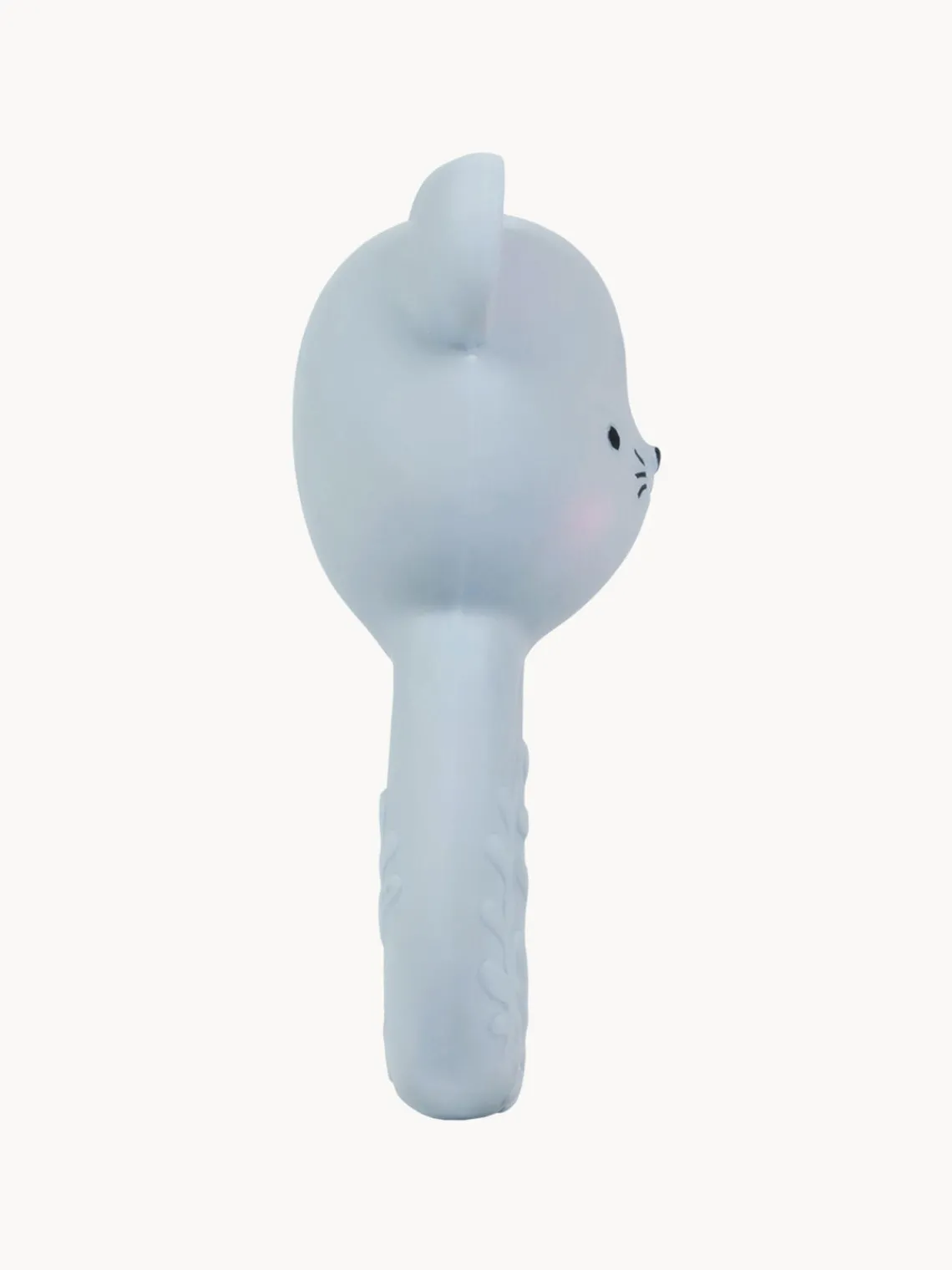 New A Little Lovely Company Jouet de dentition en caoutchouc naturel Mouse Gris clair
