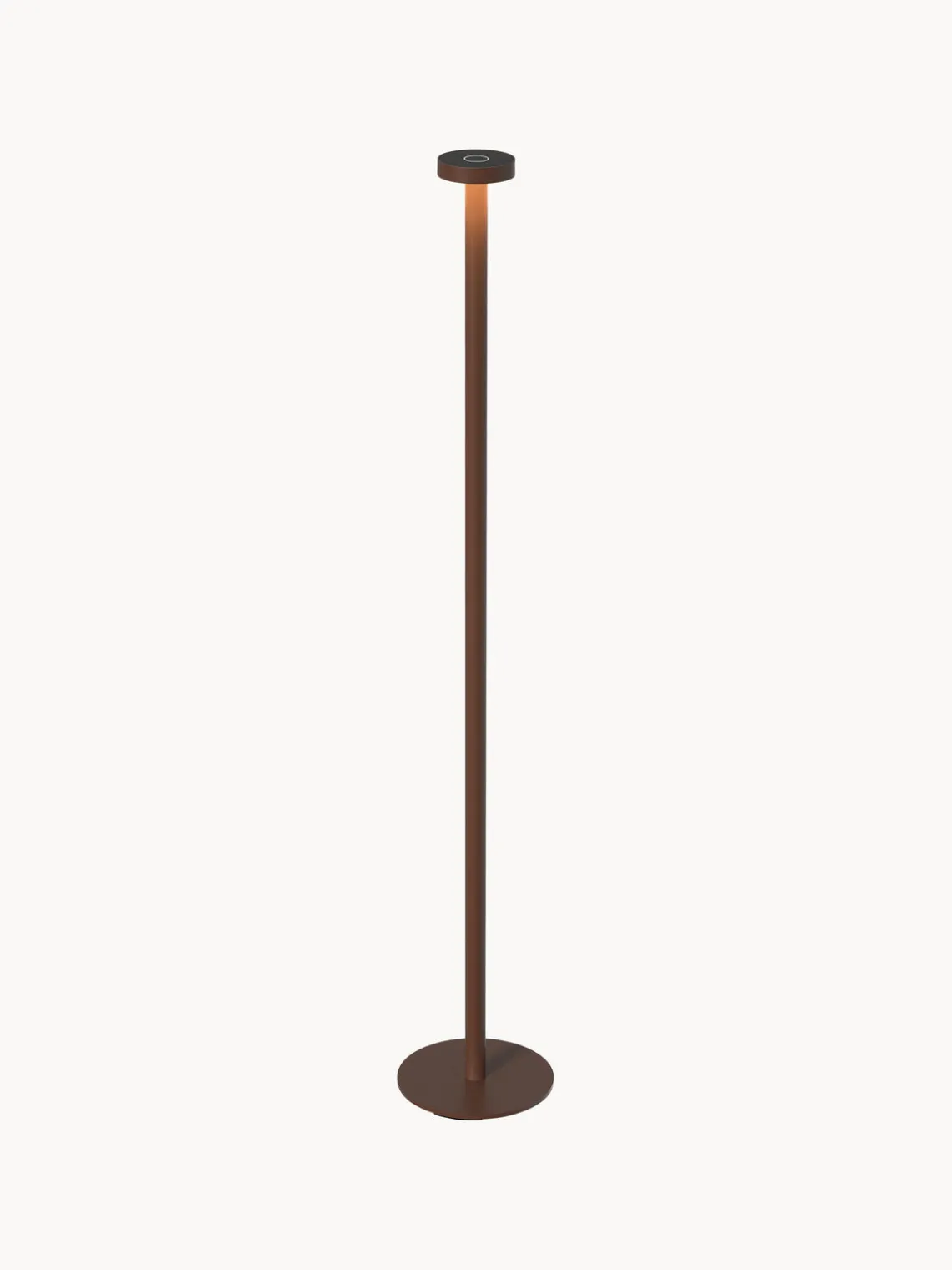 Hot sompex Lampadaire d'extérieur LED Boro, intensité lumineuse variable Brun