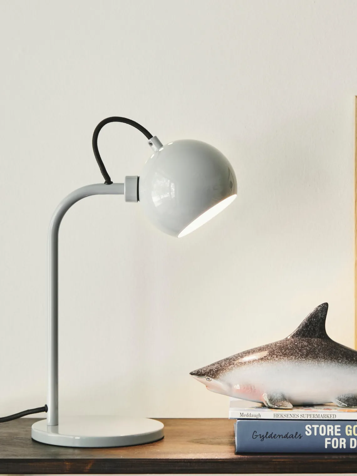 Sale Frandsen Lampe à poser design Ball Gris-bleu