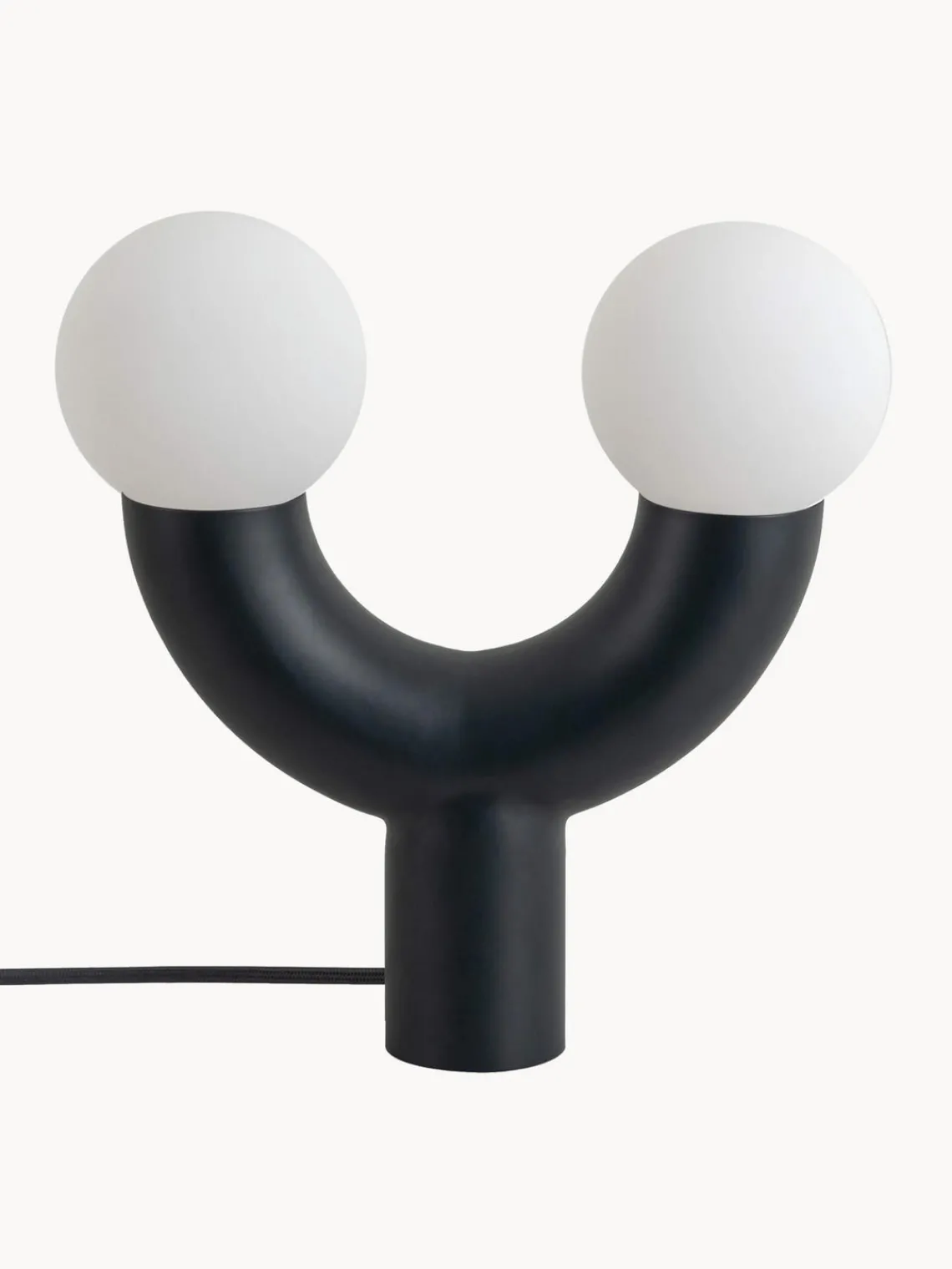 New Houseof Lampe à poser design Tube Blanc, noir