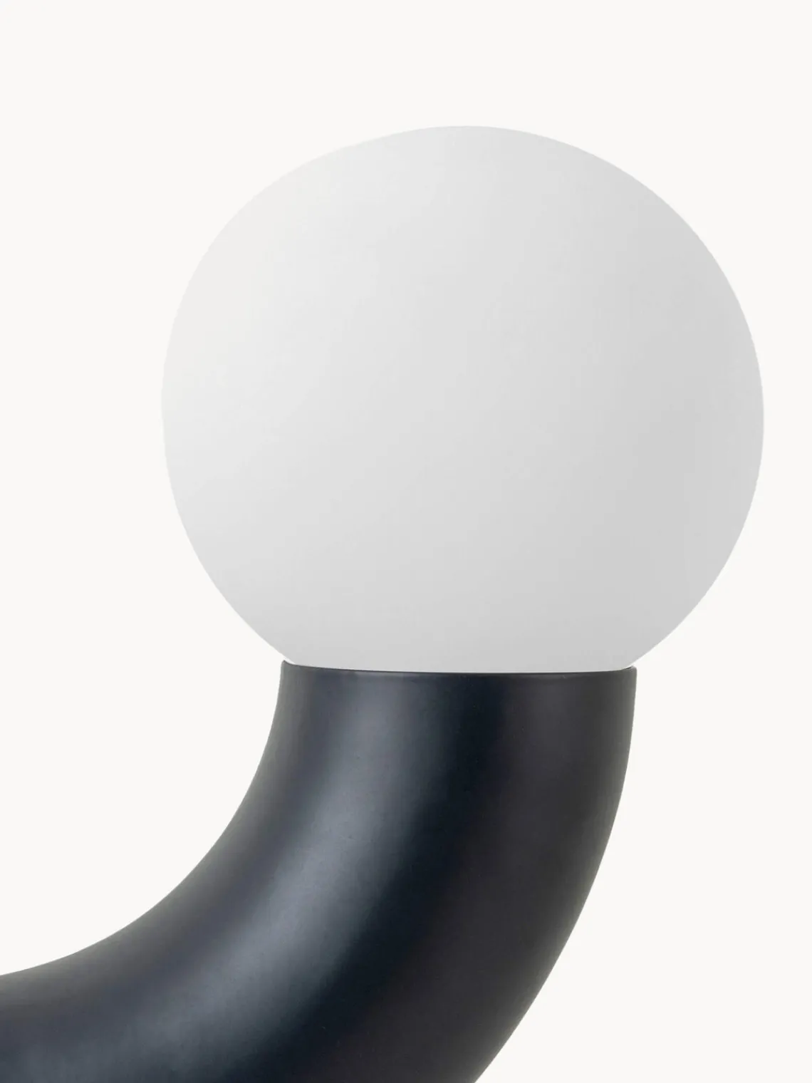 New Houseof Lampe à poser design Tube Blanc, noir