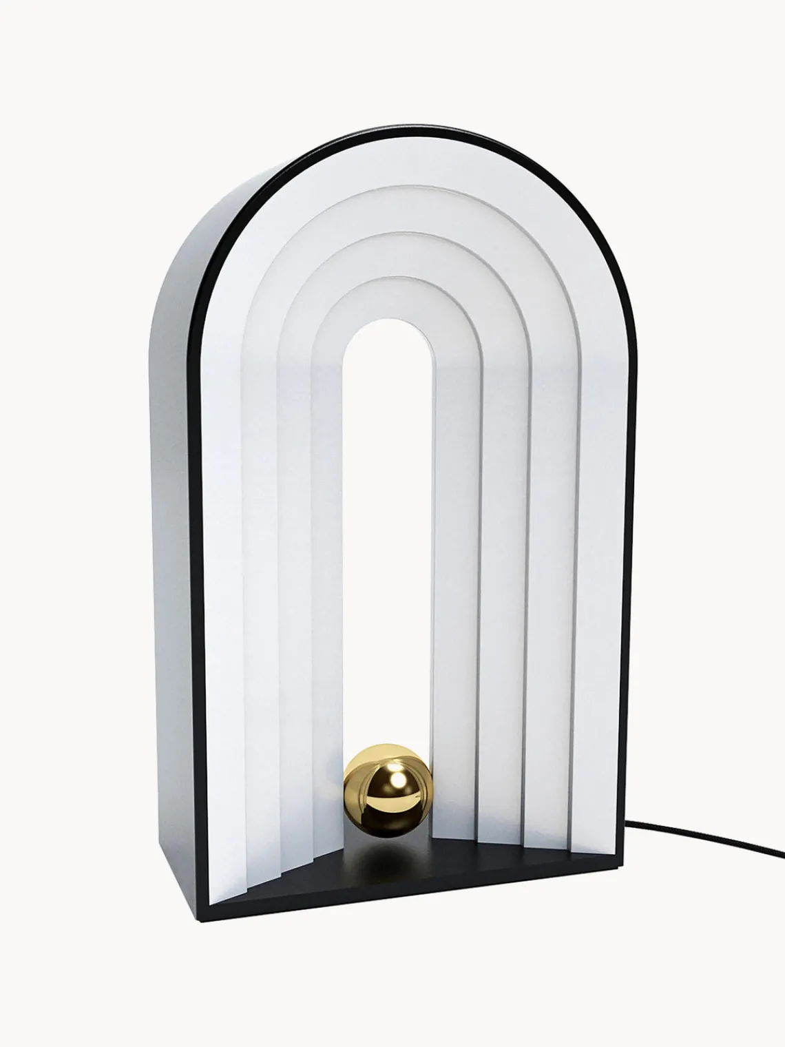 New AYTM Lampe à poser LED avec disque tamiseur Castellum, intensité lumineuse variable