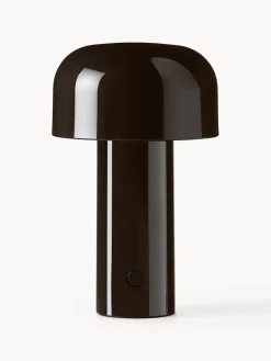 Discount Flos Lampe à poser LED Bellhop, intensité lumineuse variable Brun foncé, haute brillance