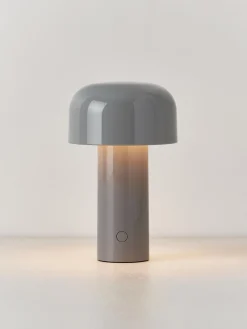 Outlet Flos Lampe à poser LED Bellhop, intensité lumineuse variable Gris, haute brillance
