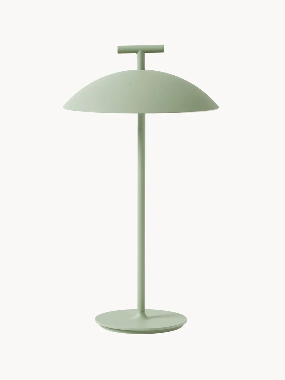 Outlet Kartell Lampe à poser LED mobile intérieure/extérieure Mini Geen-A, intensité lumineuse variable Vert sauge