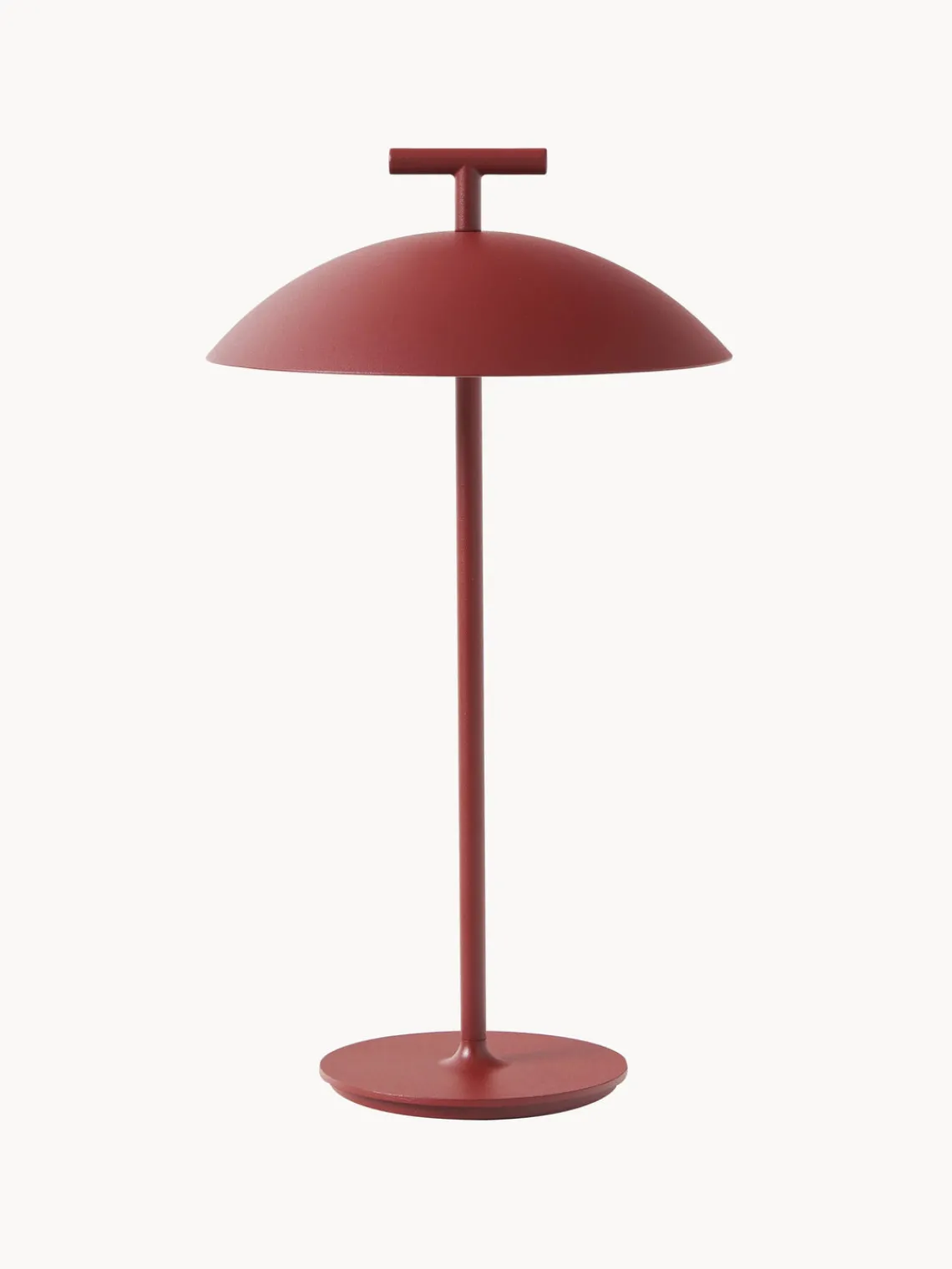 Best Kartell Lampe à poser LED mobile intérieure/extérieure Mini Geen-A, intensité lumineuse variable Rouge rouille
