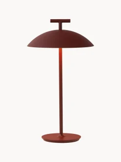 Best Kartell Lampe à poser LED mobile intérieure/extérieure Mini Geen-A, intensité lumineuse variable Rouge rouille