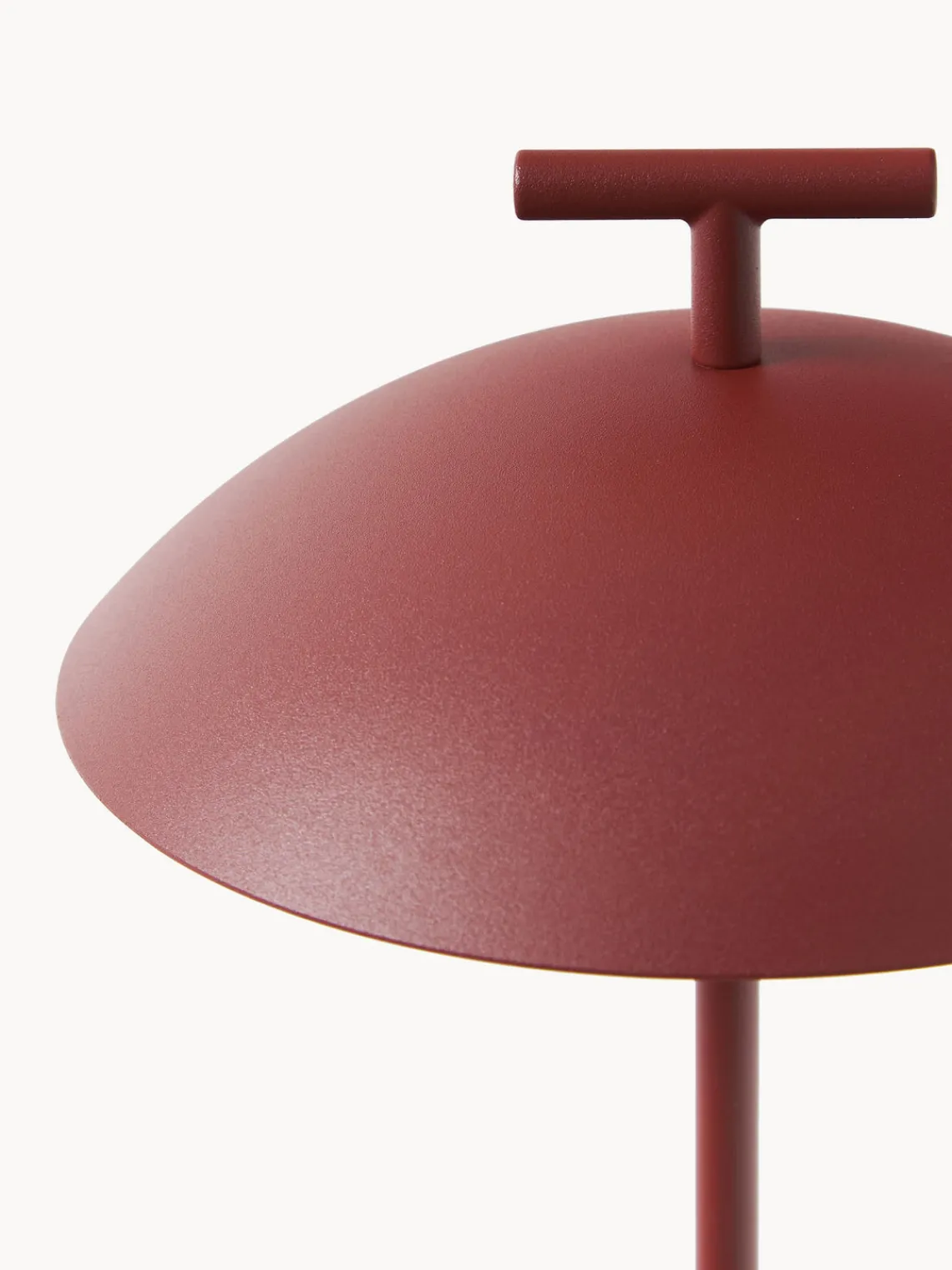 Best Kartell Lampe à poser LED mobile intérieure/extérieure Mini Geen-A, intensité lumineuse variable Rouge rouille