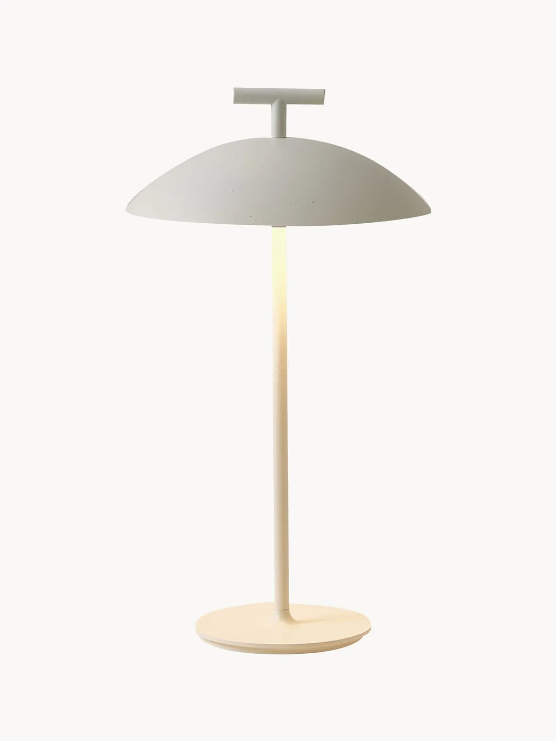 Sale Kartell Lampe à poser LED mobile intérieure/extérieure Mini Geen-A, intensité lumineuse variable Blanc