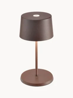Sale zafferano Lampe à poser LED mobile Olivia Pro, intensité lumineuse variable Nougat
