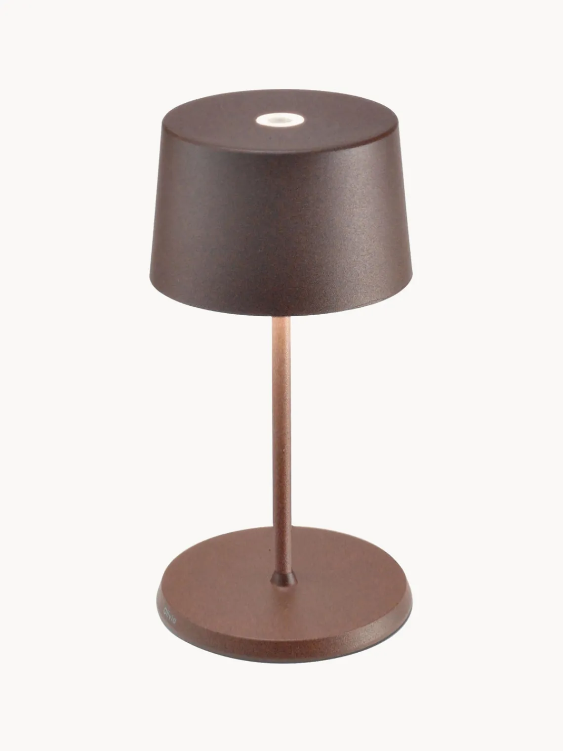 Sale zafferano Lampe à poser LED mobile Olivia Pro, intensité lumineuse variable Nougat
